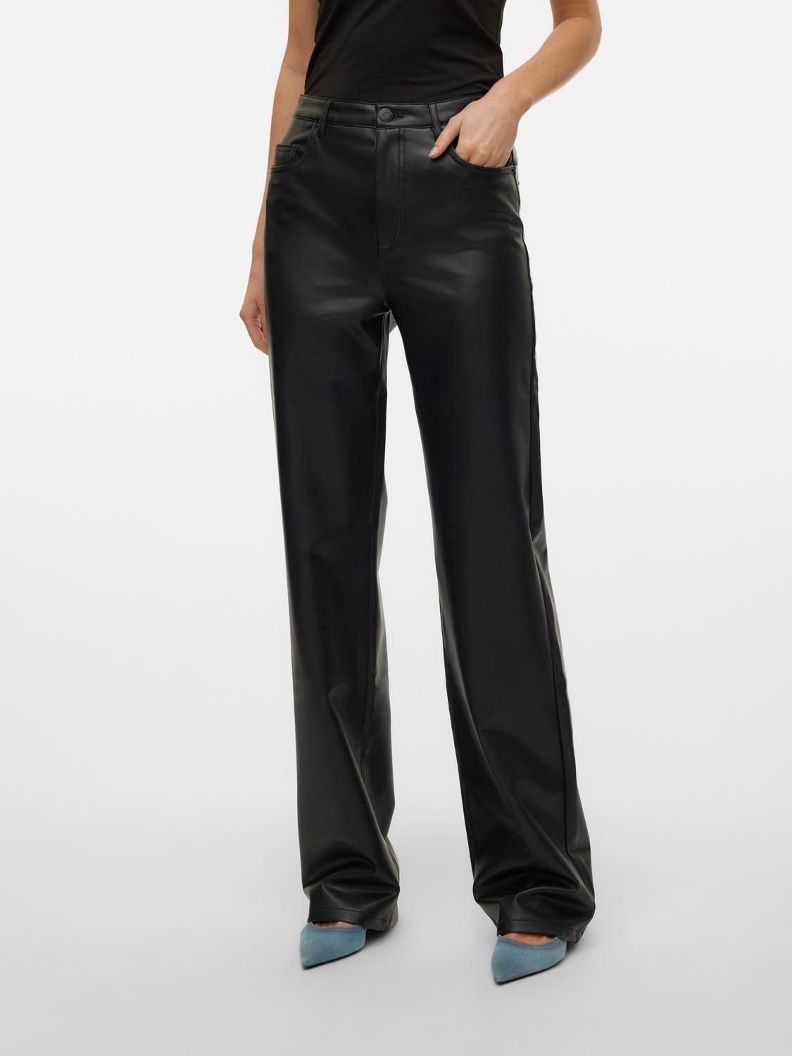 VMTESSA Trousers - Black - VERO MODA & VILA Bergvik